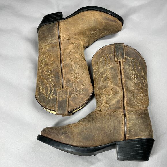 Cody James Western Boots Boys Size 2 Style 43034 Brown Leather Upper Cowboy - Picture 4 of 10